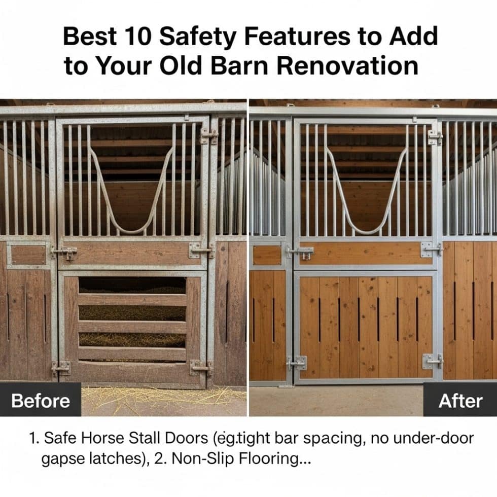 Best 10 Safety Features to Add to Your Old Barn Renovation