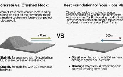 Concrete vs. Crushed Rock: Best Foundation for Your Floor Plan