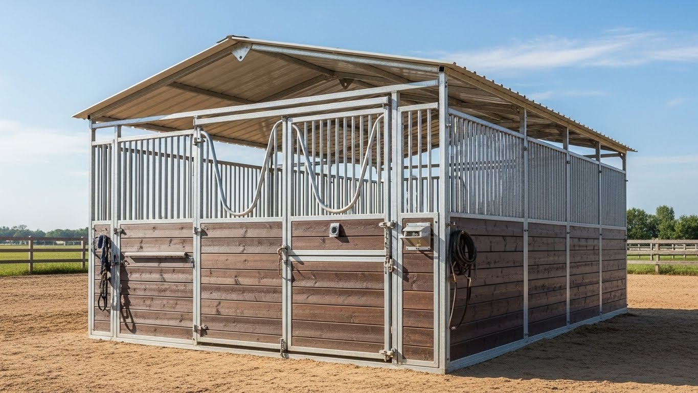 DB Stable Flat-Pack Stalls: 45 Sets per 40HQ Container