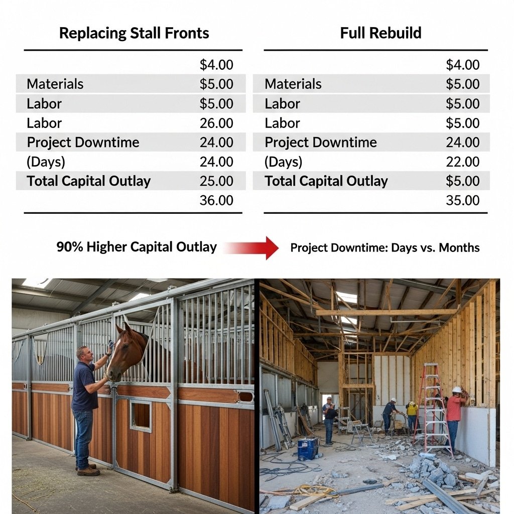 Replacing Stall Fronts vs. Full Rebuild What is the Real ROI