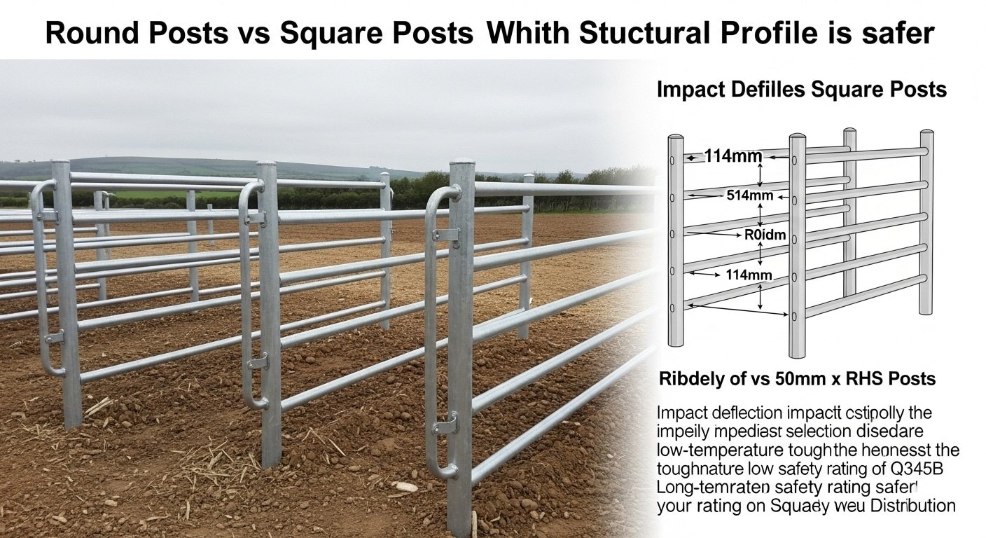 Round Posts vs. Square Posts Which Structural Profile is Safer