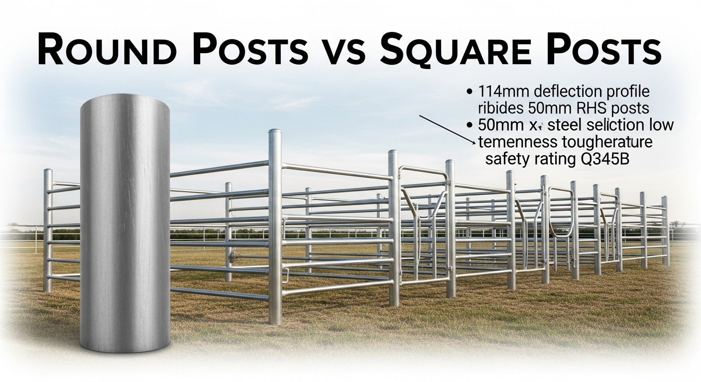 Round Posts vs. Square Posts Which Structural Profile is Safer