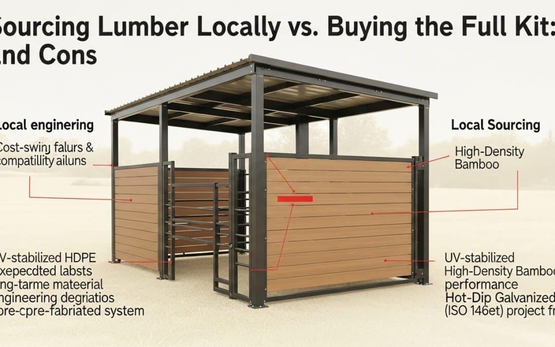 Sourcing Lumber Locally vs. Buying the Full Kit: The Pros and Cons