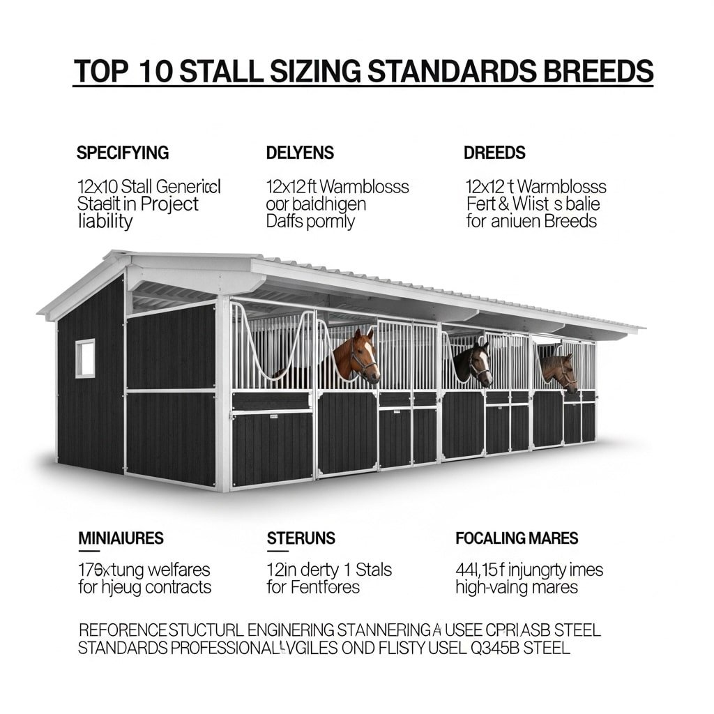 Top 10 Stall Sizing Standards for Different Breeds