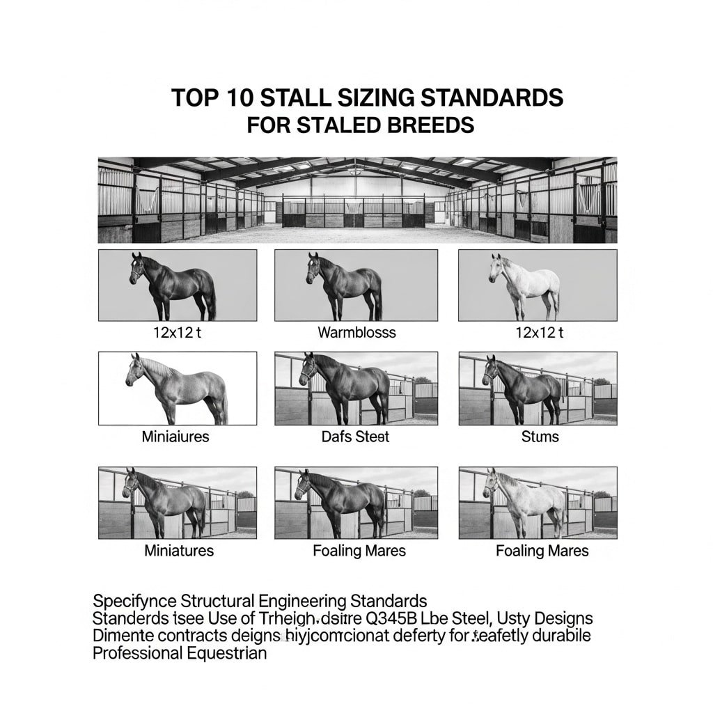 Top 10 Stall Sizing Standards for Different Breeds