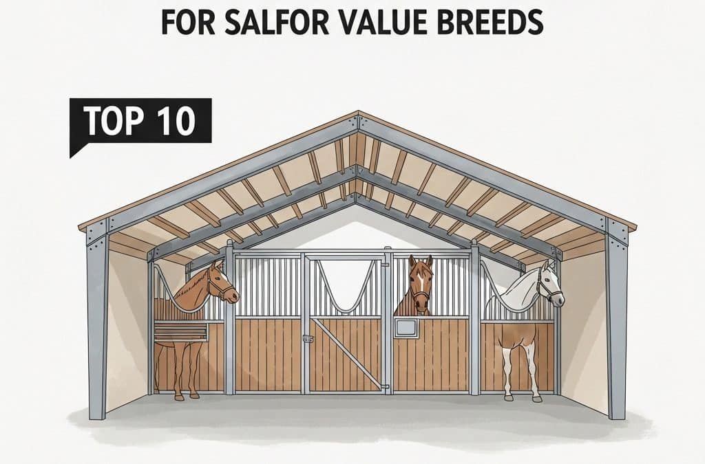 Les 10 normes les plus importantes en matière de taille des stalles pour différentes races