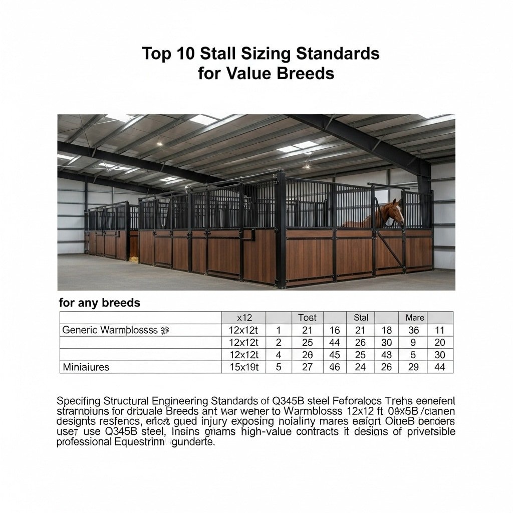 Top 10 Stall Sizing Standards for Different Breeds