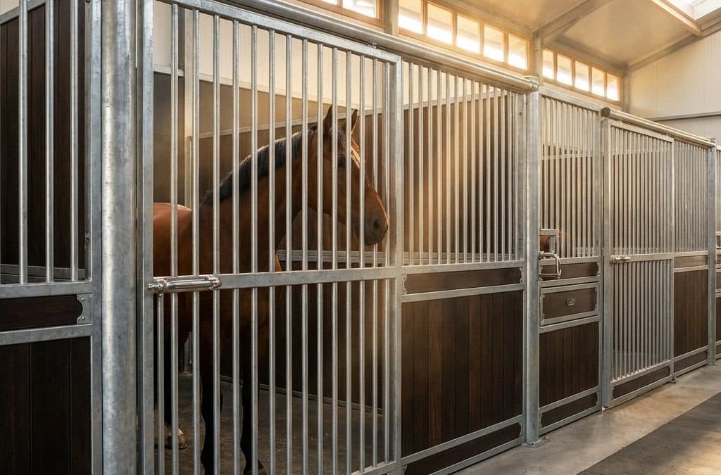 Tooth Damage: Why Galvanized Horse Stalls Beat Powder Coat for Cribbers