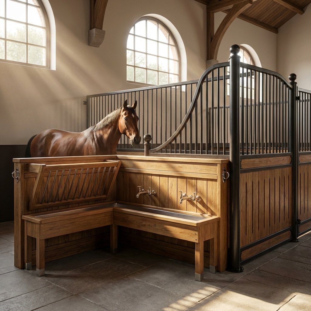 Corner Feeders vs Flat Wall Feeders in Horse Stalls