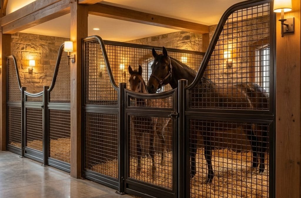 Weaning Foals: Using Mesh Horse Stall Dividers for Safe Separation