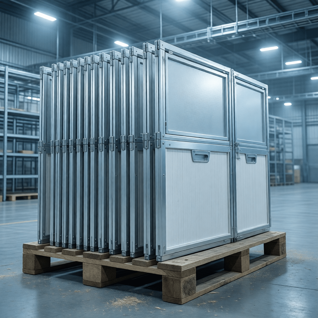 High-resolution close-up of a heavy-duty 14-gauge structural steel frame with powder-coated finish, welded joints, and ISO-certified load-bearing hardwareused by Tier-1 B2B suppliers for certified event-safe horse stall manufacturing